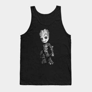 Baby Groot Guardians of the Galaxy Character Tank Top